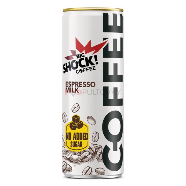 Big Shock! Coffee Espresso Milk No Added Sugar 250ml