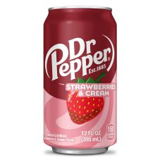 Dr Pepper Strawberries & Cream 355ml USA