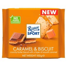Ritter Sport Caramel & Biscuit 100g