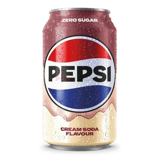 Pepsi Cream Soda Zero Sugar 330ml
