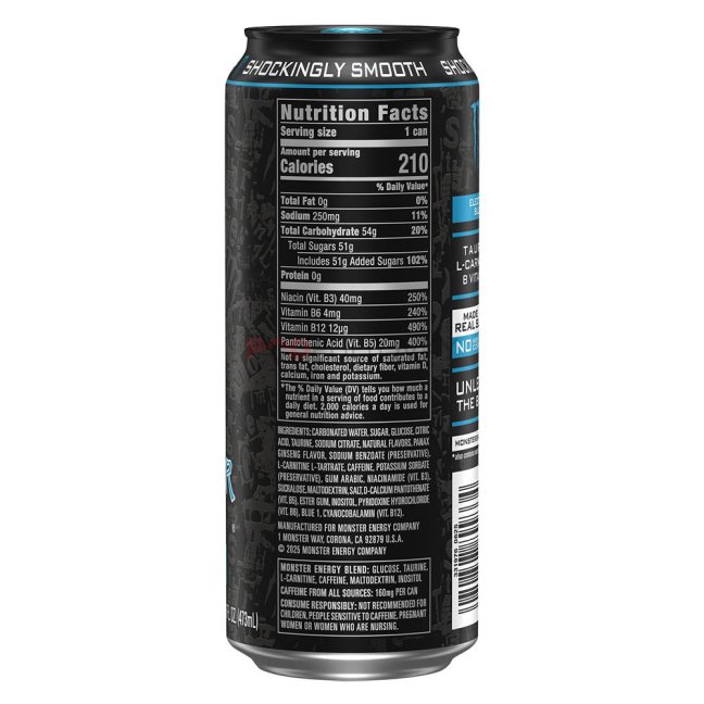 Monster Electric Blue 473ml