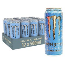 Monster Ultra Blue 12x500ml BG/CY