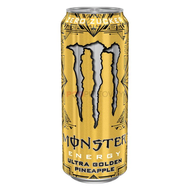 Monster Ultra Golden Pineapple 500ml AT - poškozené