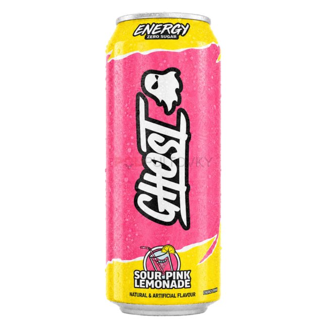 Ghost Sour Pink Lemonade 500ml
