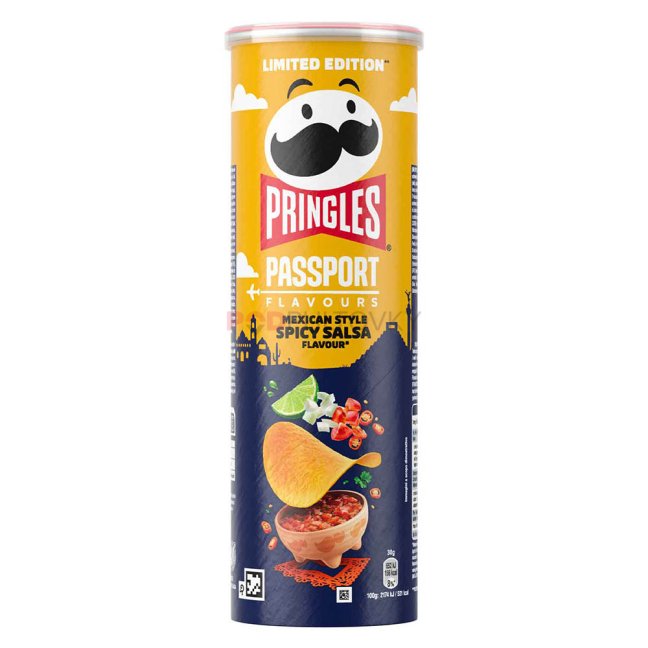 Pringles Passport Mexican Style Spicy Salsa 165g Pringles Passport Mexican Style Spicy Salsa 165g