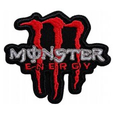 Nášivka Monster Energy - červená