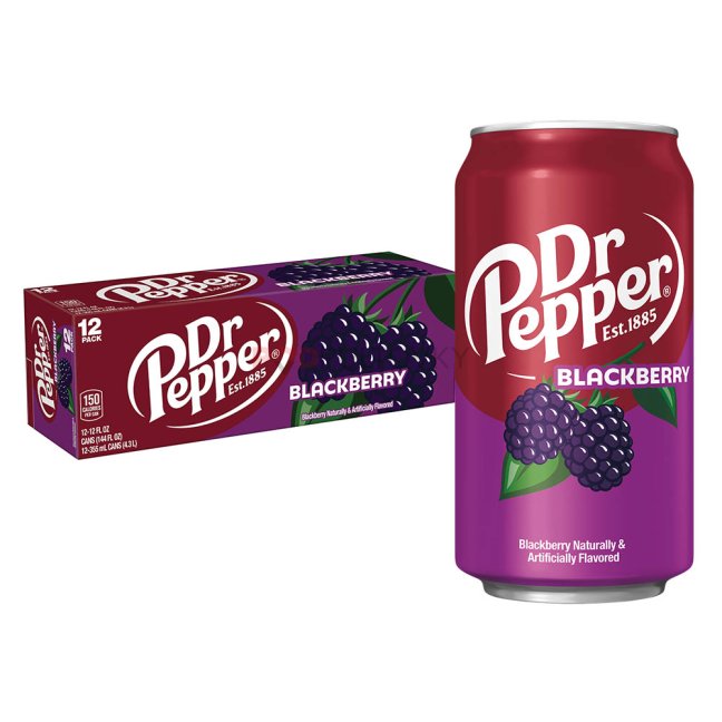 Dr Pepper Blackberry 12x355ml USA