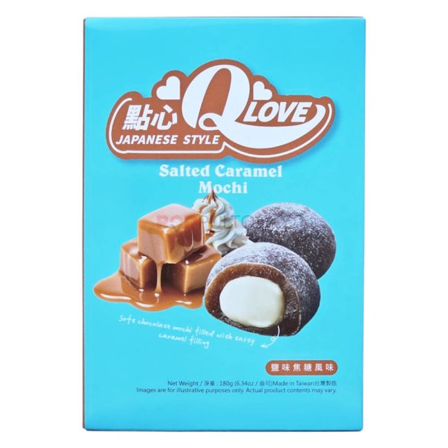 QLove Salted Caramel Mochi 180g QLove Salted Caramel Mochi 180g