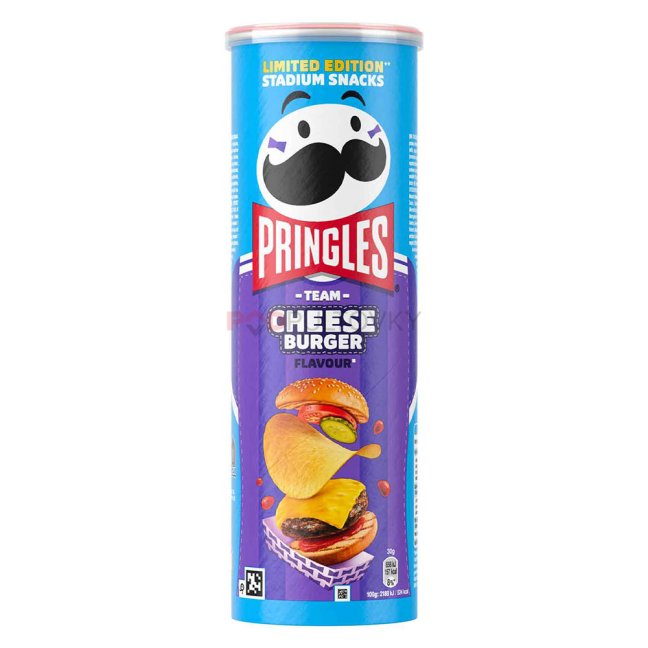 Pringles Team Cheeseburger 165g Pringles Team Cheeseburger 165g