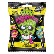 Argo Sour Madness Sour & Fizzy Lollipops 90g
